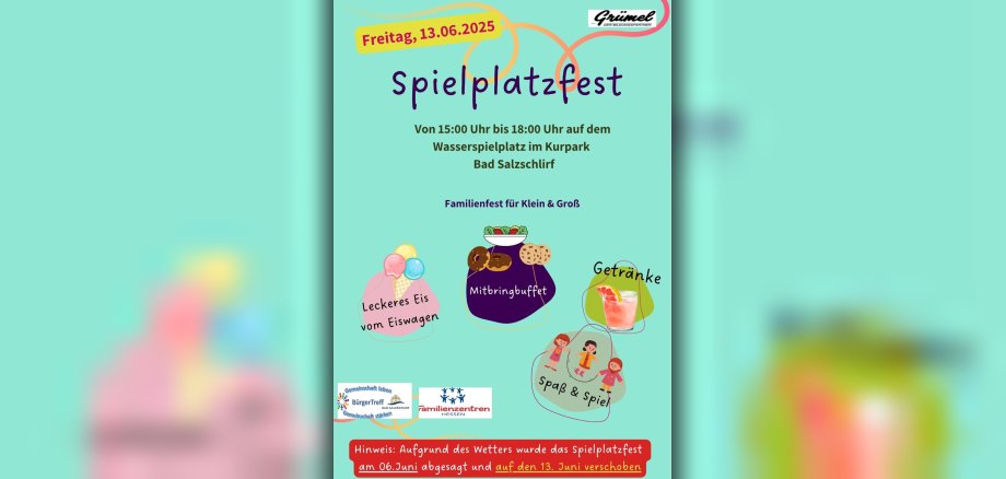 Weiß Bunt Flyer Sommer Kinder Spielplatz Dokument DIN A4 - 1