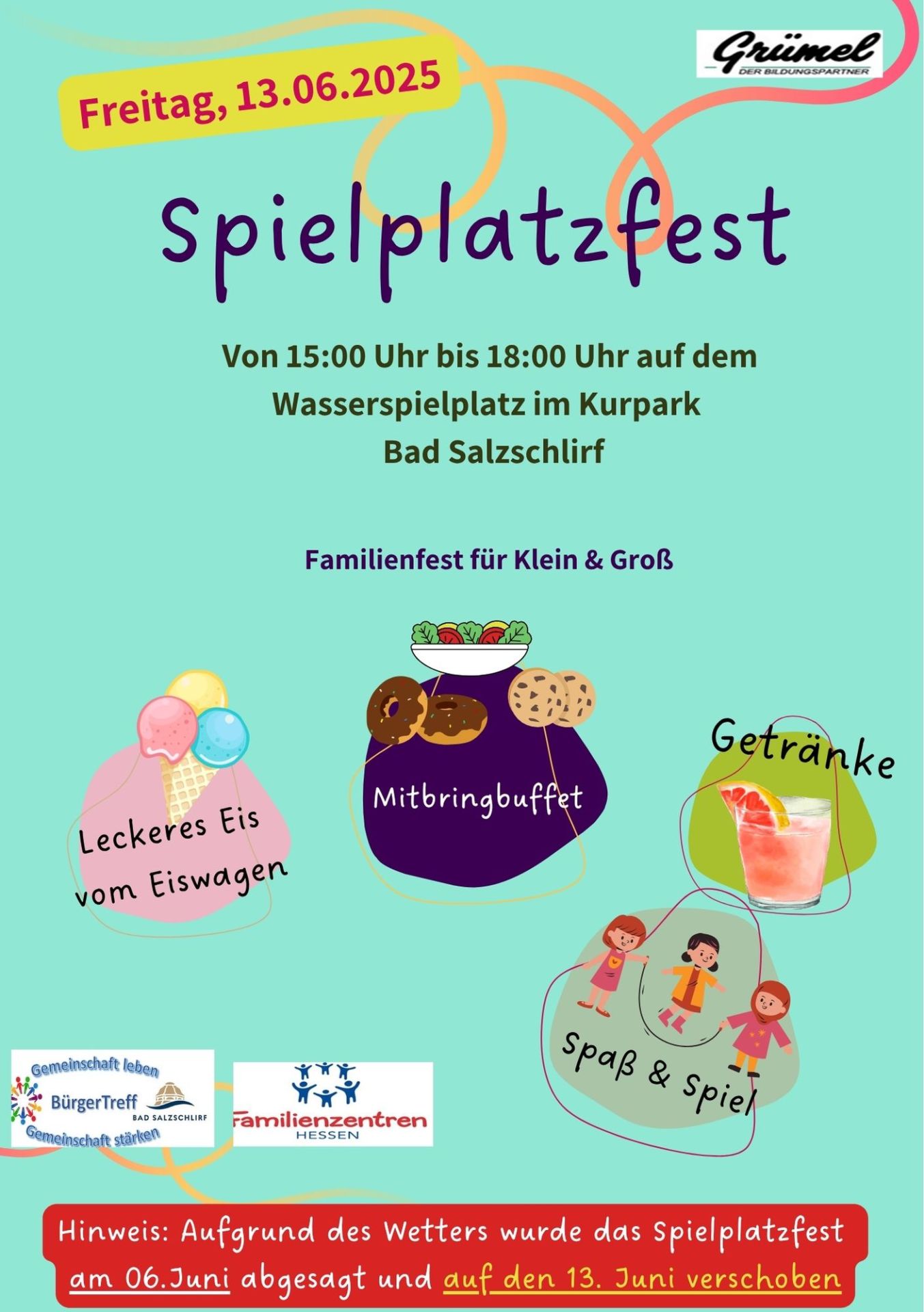 Weiß Bunt Flyer Sommer Kinder Spielplatz Dokument DIN A4 - 1 Weiß Bunt Flyer Sommer Kinder Spielplatz Dokument DIN A4 - 1
